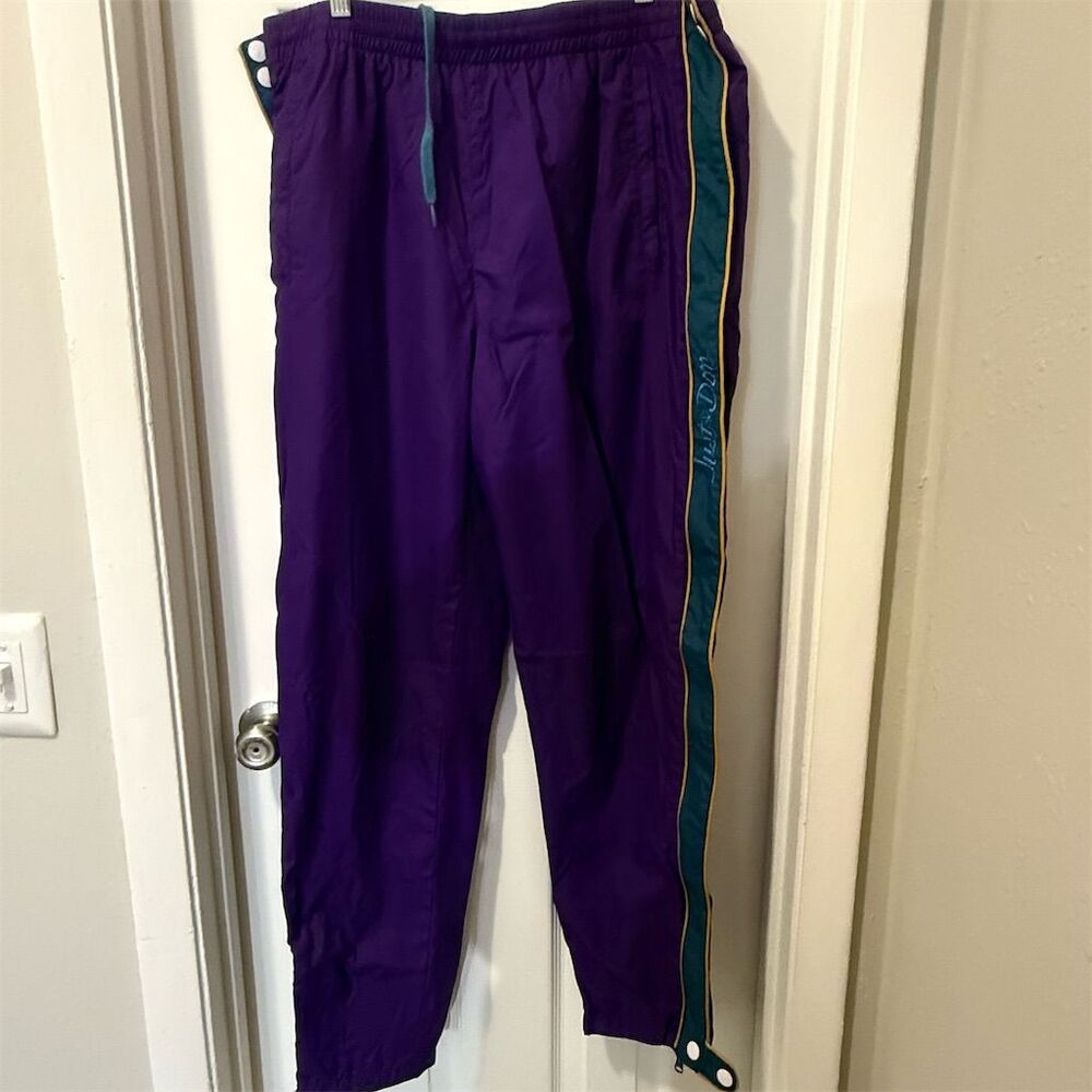 Just Don x Converse Track Pants Purple Size L Elastic Waistband Unisex